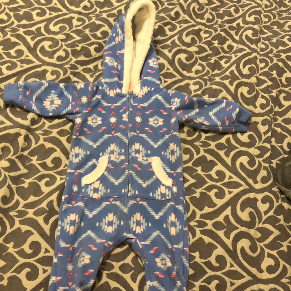 One piece fleece